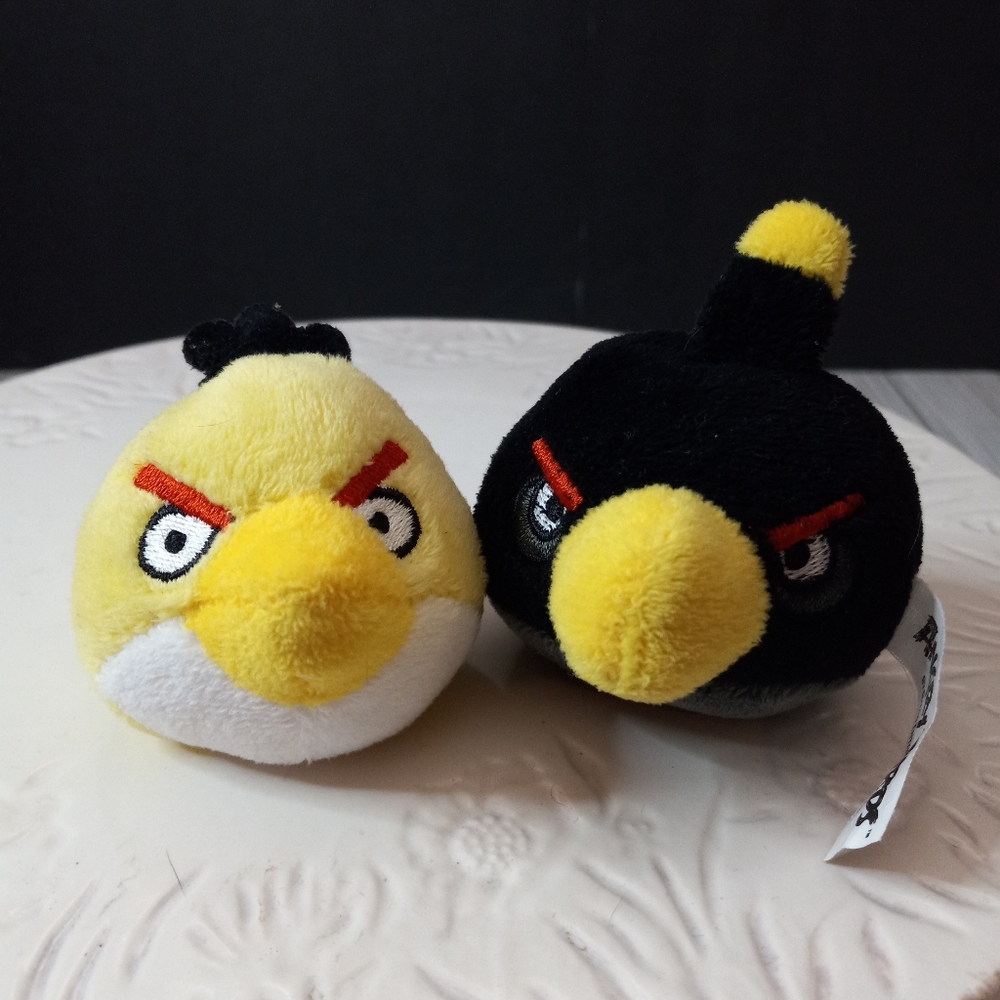 Angry Birds Soft Plush Mini Finger Puppets Flingers Pencil Toppers